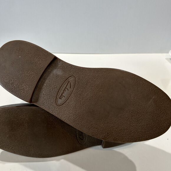 Clarks Boots Men's 10 Bushacre Two Eye Desert Chukka 15522 Blue Leather Shoes - Picture 12 of 16